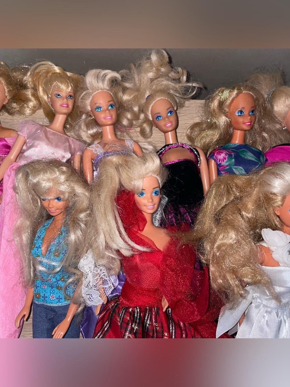 Vintage Barbie Dolls Various Years And Doll Types